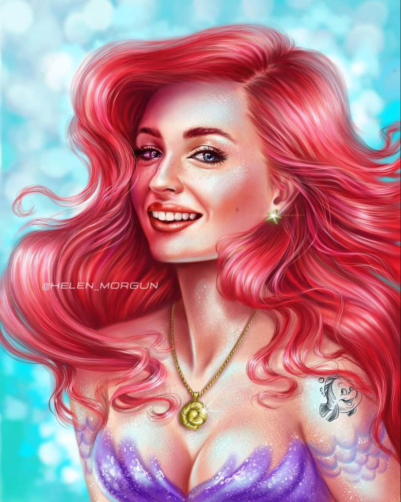 Familiar faces: famous actresses in the images of Disney princesses