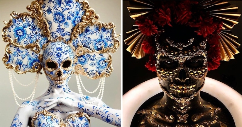 Fantasías de porcelana del maquillador brasileño Julio Silveira Fantasías de porcelana del maquillador brasileño Julio Silveira