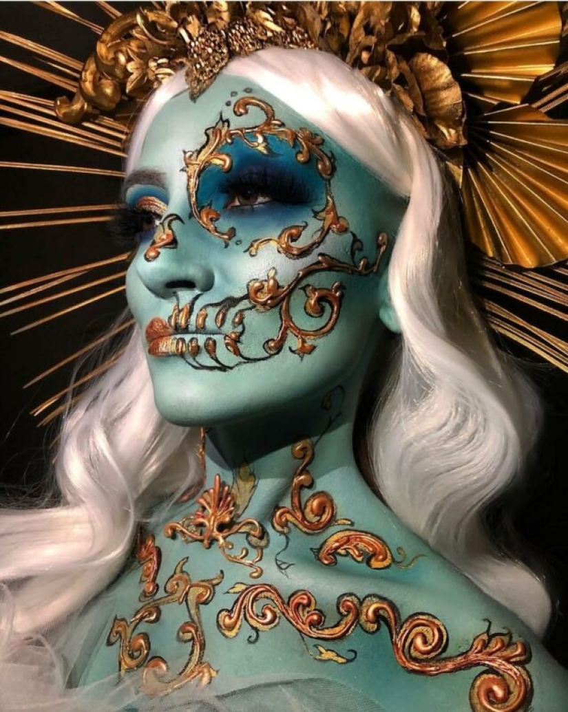 Fantasías de porcelana del maquillador brasileño Julio Silveira Fantasías de porcelana del maquillador brasileño Julio Silveira
