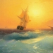 Fantastic luminous waves from a Russian marine artist of the XIX century Fantastic luminous waves from a Russian marine artist of the XIX century