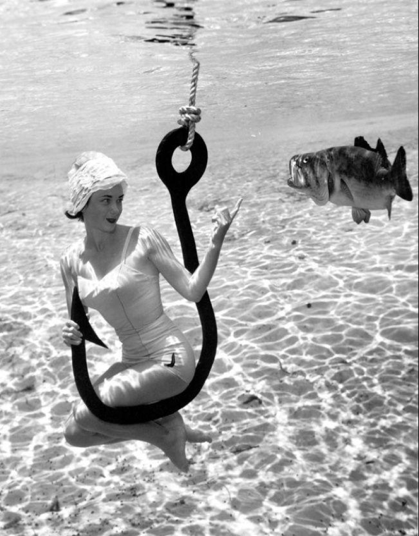 Fantastic retrophotographs from the bottom of the lake