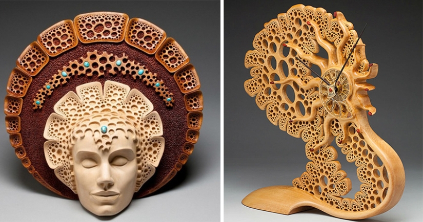 Fantastic wooden sculptures by Mark Doolittle