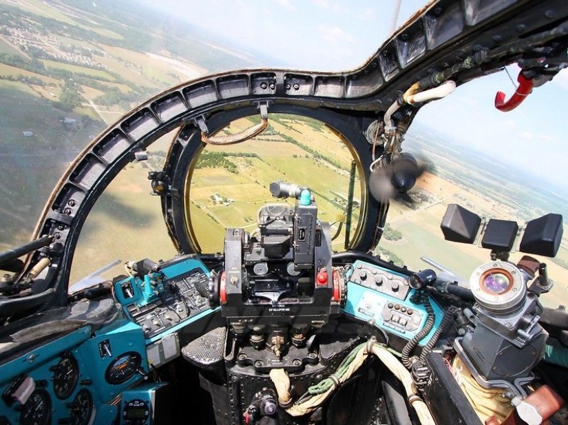 Fascinating photos from the cabins of different vehicles