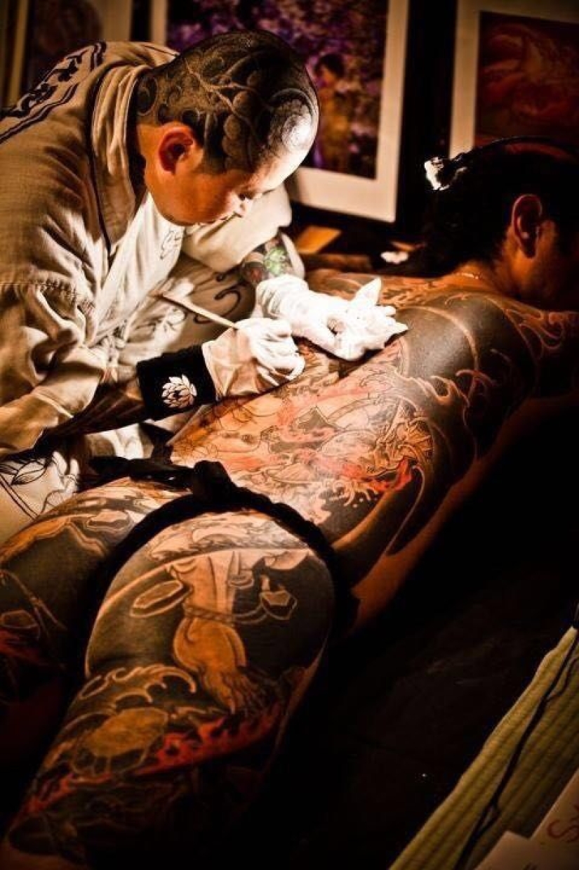 Favorite crime family the Yakuza: the way to the dream of Japanese master tattoo Horizen