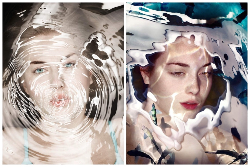Femininity itself: underwater portraits of girls from the studio Staudinger+Franke