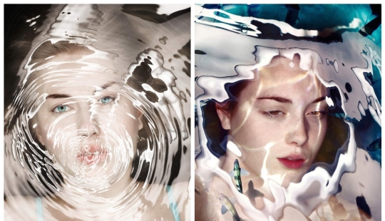 Femininity itself: underwater portraits of girls from the studio Staudinger+Franke