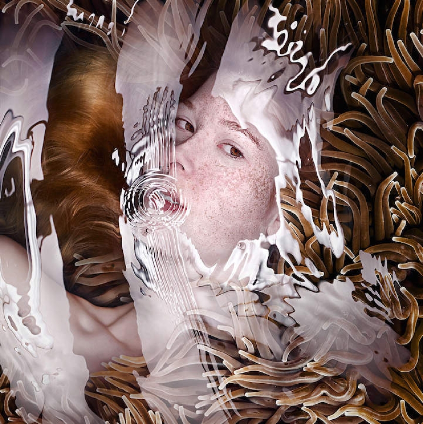 Femininity itself: underwater portraits of girls from the studio Staudinger+Franke