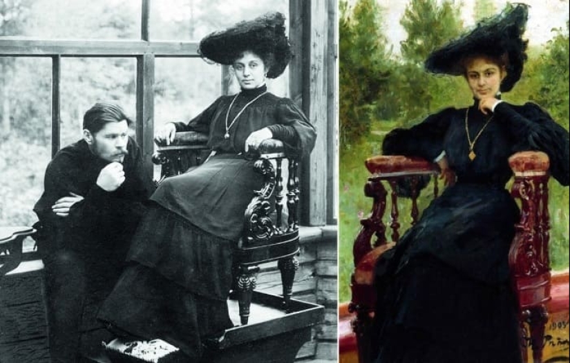 Find 10 differences: contemporaries of Repin in his portraits and in life Find 10 differences: contemporaries of Repin in his portraits and in life