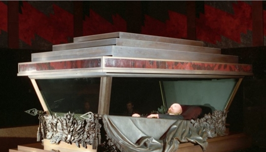 For a long memory. Who else, besides Lenin, was preserved for posterity