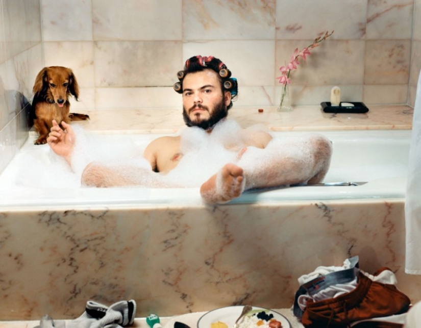 Fotos divertidas de celebridades por Martin Scholler
