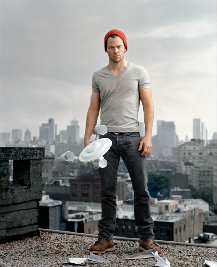 Fotos divertidas de celebridades por Martin Scholler