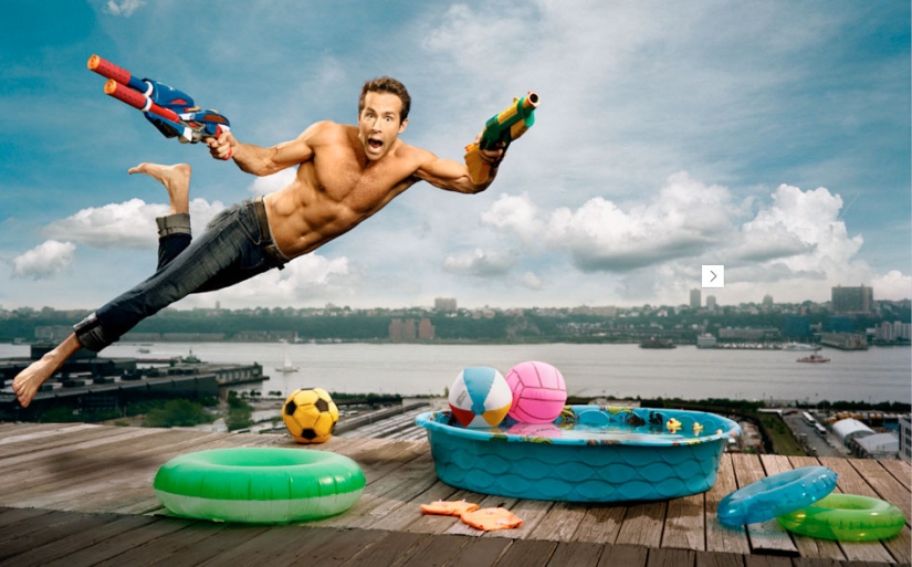 Fotos divertidas de celebridades por Martin Scholler