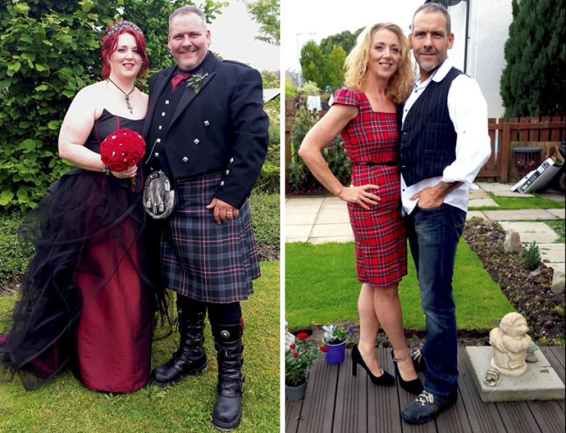 Fotos inspiradoras de parejas antes y después de perder peso juntos