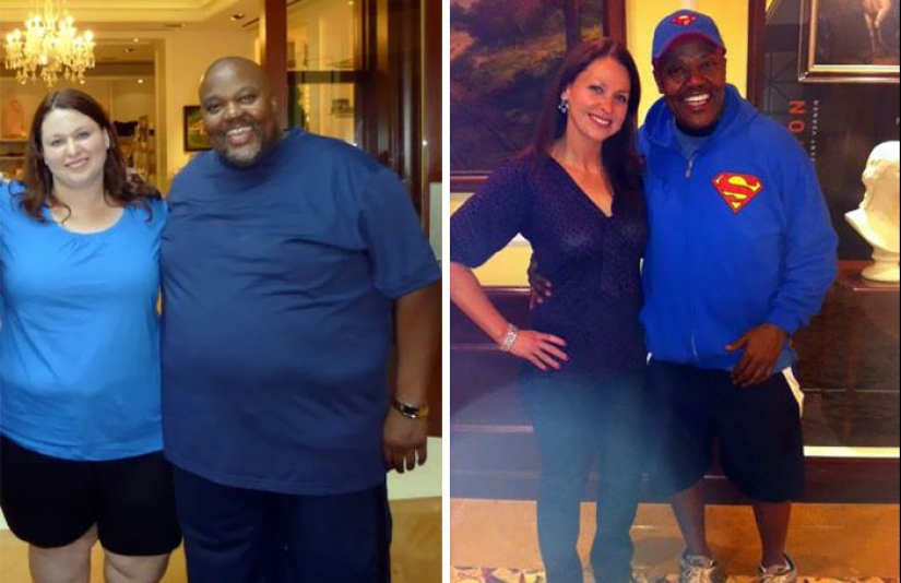 Fotos inspiradoras de parejas antes y después de perder peso juntos