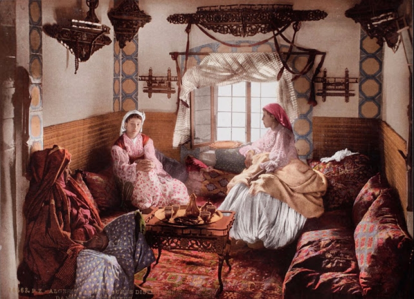 Fotos únicas pintadas a mano de la década de 1890 Fotos únicas pintadas a mano de la década de 1890