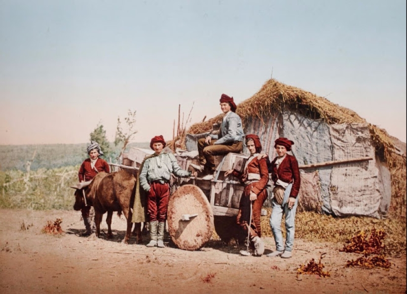 Fotos únicas pintadas a mano de la década de 1890 Fotos únicas pintadas a mano de la década de 1890