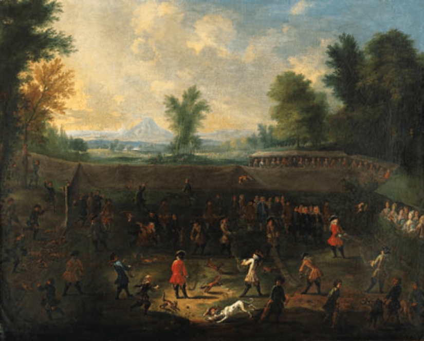 Fox throwing is a cruel German sport, fortunately completely forgotten