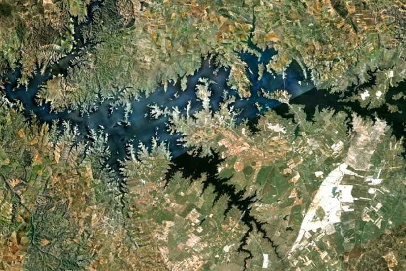 Fractal patterns on the surface of the Earth