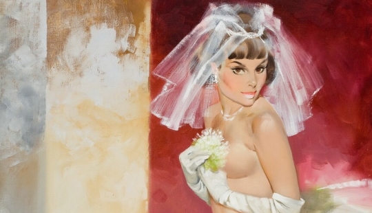 Fritz Willis and his pin-up, celebrating feminine charm