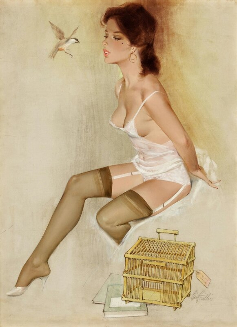 Fritz Willis y su pin-up celebran el encanto femenino Fritz Willis y su pin-up celebran el encanto femenino