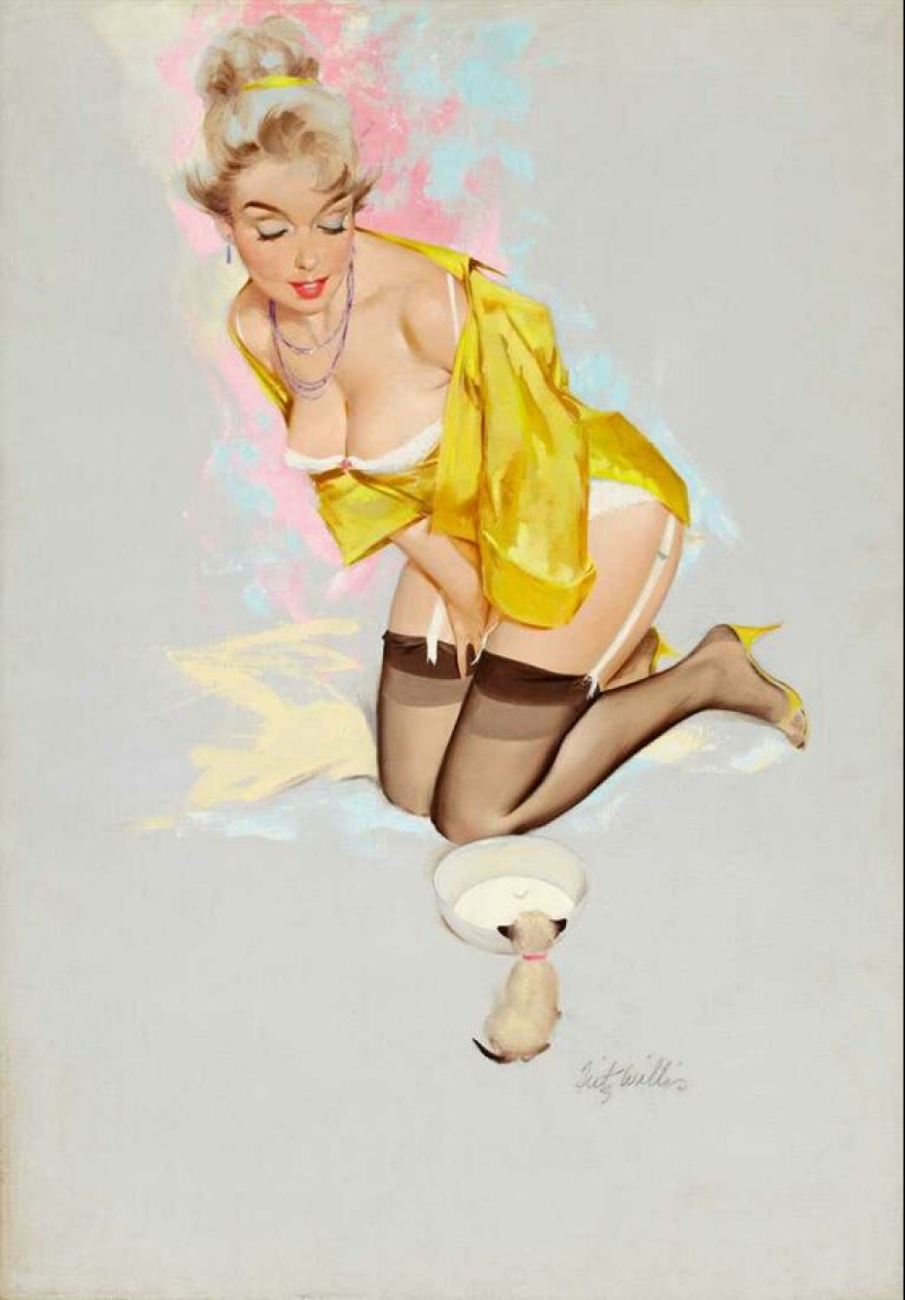 Fritz Willis y su pin-up celebran el encanto femenino Fritz Willis y su pin-up celebran el encanto femenino