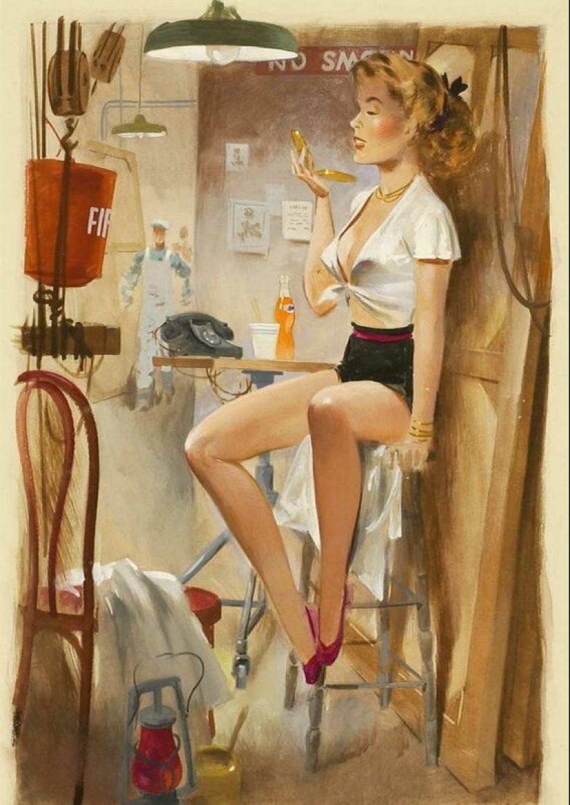 Fritz Willis y su pin-up celebran el encanto femenino Fritz Willis y su pin-up celebran el encanto femenino