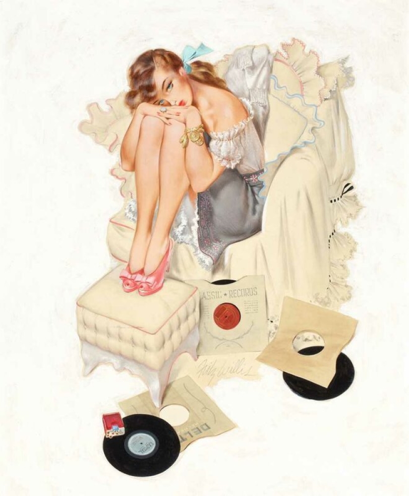 Fritz Willis y su pin-up celebran el encanto femenino Fritz Willis y su pin-up celebran el encanto femenino