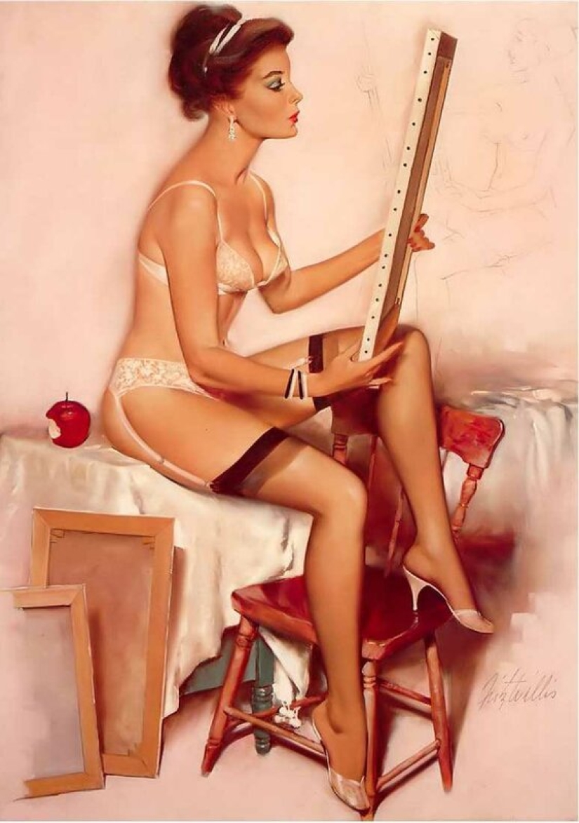 Fritz Willis y su pin-up celebran el encanto femenino Fritz Willis y su pin-up celebran el encanto femenino