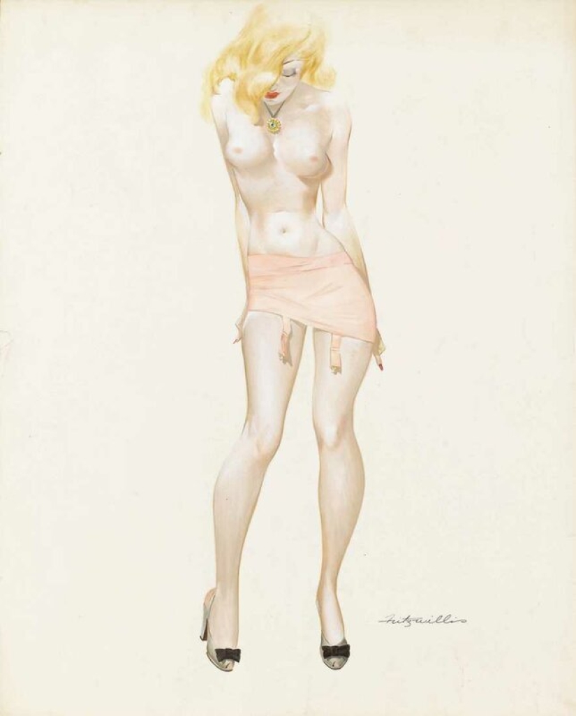 Fritz Willis y su pin-up celebran el encanto femenino Fritz Willis y su pin-up celebran el encanto femenino