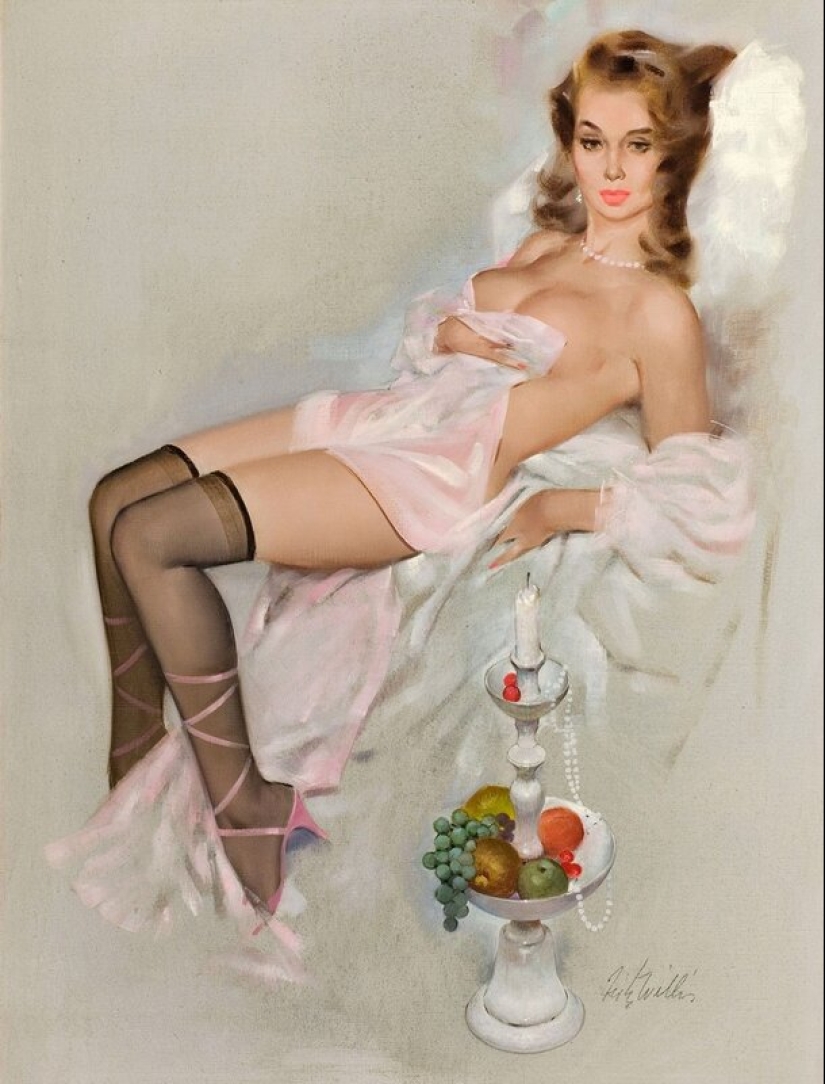 Fritz Willis y su pin-up celebran el encanto femenino Fritz Willis y su pin-up celebran el encanto femenino