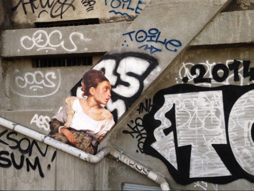 Fugitivos del museo: retratos del Louvre y del Prado en la calle Fugitivos del museo: retratos del Louvre y del Prado en la calle