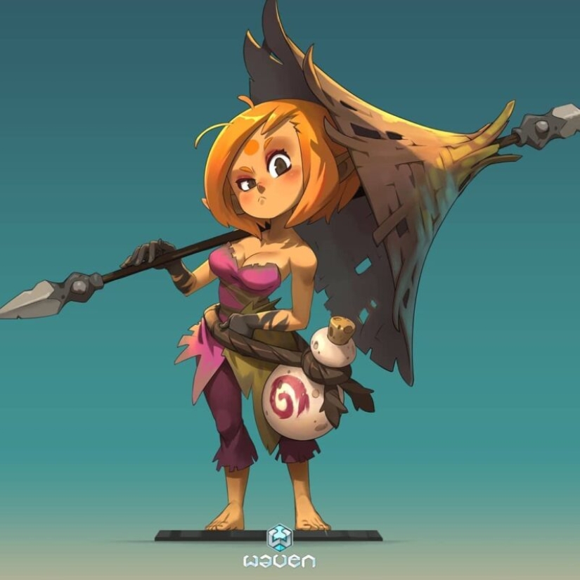 Funny girls of the illustrator Javier Hussin, who lives on the Moon Funny girls of the illustrator Javier Hussin, who lives on the Moon