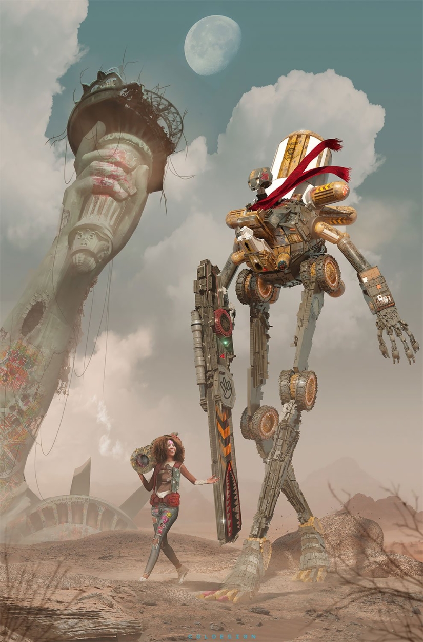 Futurism in digital graphics: fantastic illustrations of the British concept artist number price Futurism in digital graphics: fantastic illustrations of the British concept artist number price