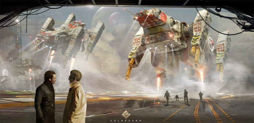 Futurism in digital graphics: fantastic illustrations of the British concept artist number price Futurism in digital graphics: fantastic illustrations of the British concept artist number price