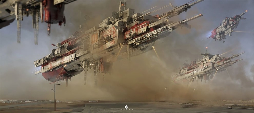 Futurism in digital graphics: fantastic illustrations of the British concept artist number price Futurism in digital graphics: fantastic illustrations of the British concept artist number price