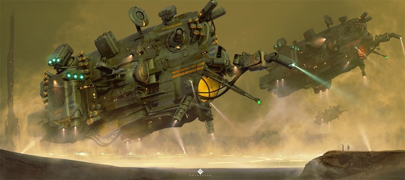 Futurism in digital graphics: fantastic illustrations of the British concept artist number price Futurism in digital graphics: fantastic illustrations of the British concept artist number price