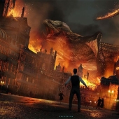 Futurism in digital graphics: fantastic illustrations of the British concept artist number price