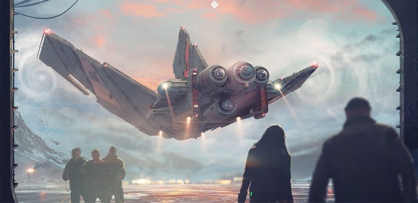 Futurism in digital graphics: fantastic illustrations of the British concept artist number price Futurism in digital graphics: fantastic illustrations of the British concept artist number price