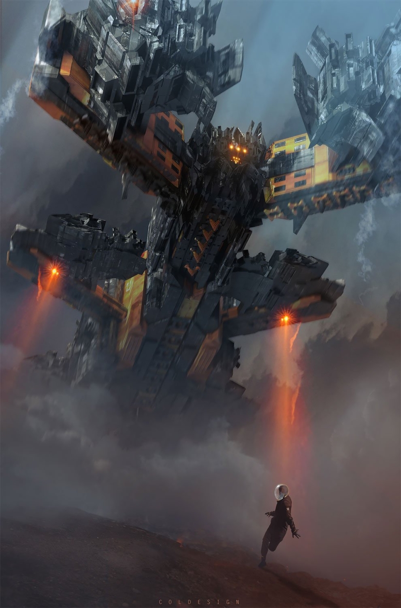 Futurism in digital graphics: fantastic illustrations of the British concept artist number price Futurism in digital graphics: fantastic illustrations of the British concept artist number price