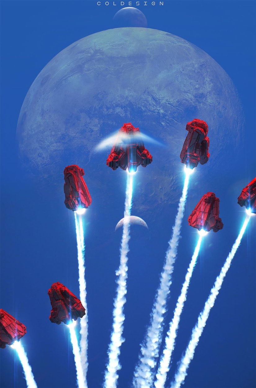 Futurism in digital graphics: fantastic illustrations of the British concept artist number price Futurism in digital graphics: fantastic illustrations of the British concept artist number price