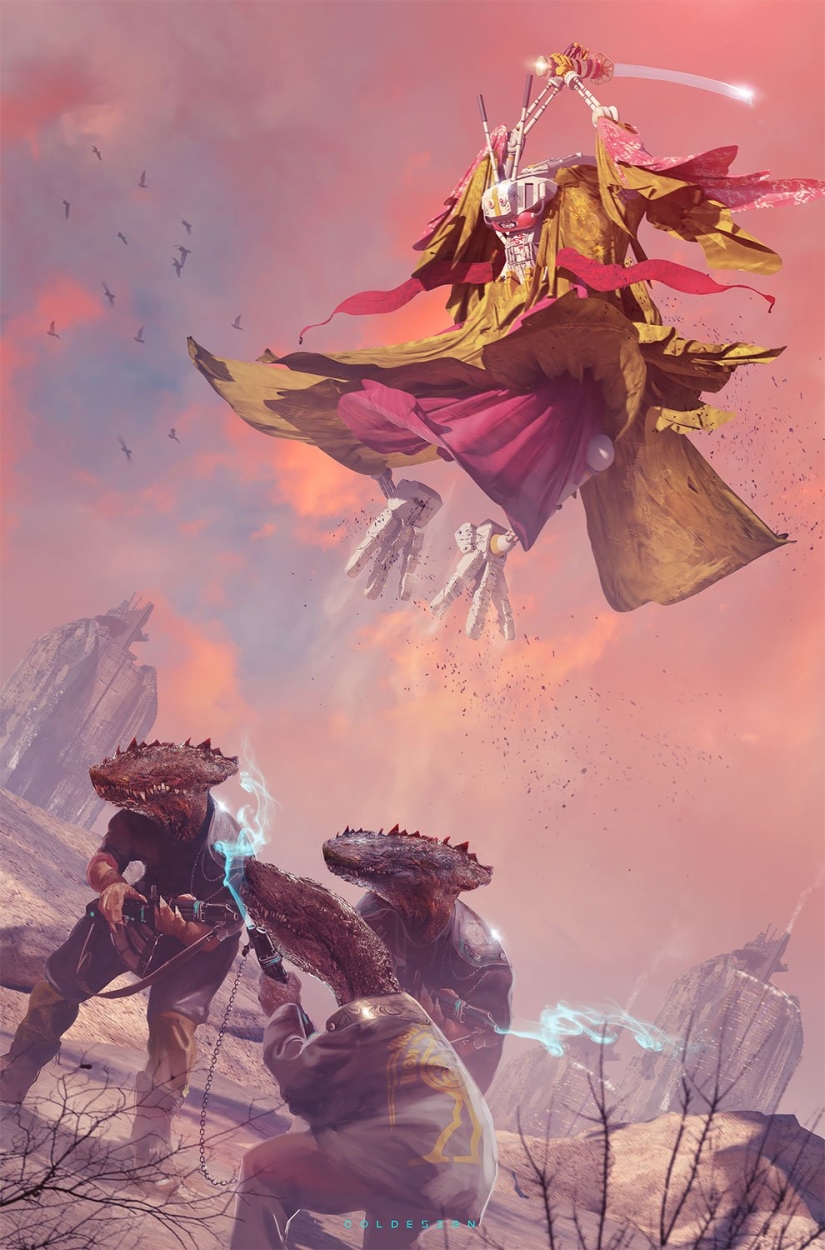 Futurism in digital graphics: fantastic illustrations of the British concept artist number price Futurism in digital graphics: fantastic illustrations of the British concept artist number price