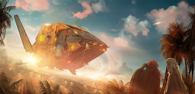 Futurism in digital graphics: fantastic illustrations of the British concept artist number price Futurism in digital graphics: fantastic illustrations of the British concept artist number price