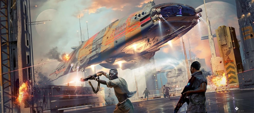 Futurism in digital graphics: fantastic illustrations of the British concept artist number price Futurism in digital graphics: fantastic illustrations of the British concept artist number price