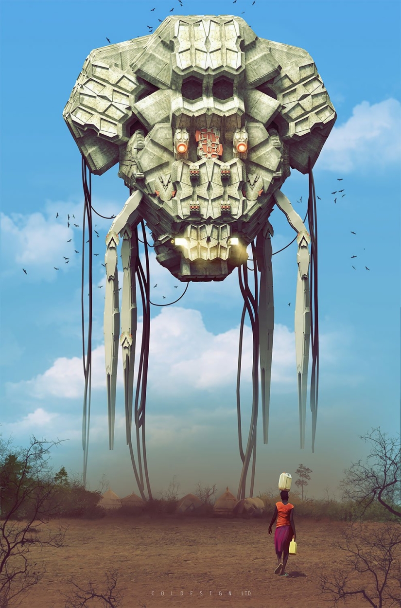 Futurism in digital graphics: fantastic illustrations of the British concept artist number price Futurism in digital graphics: fantastic illustrations of the British concept artist number price