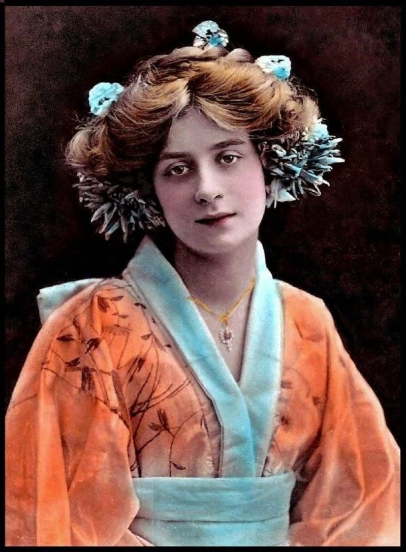 Geisha extranjera a principios del siglo XX en Japón Geisha extranjera a principios del siglo XX en Japón