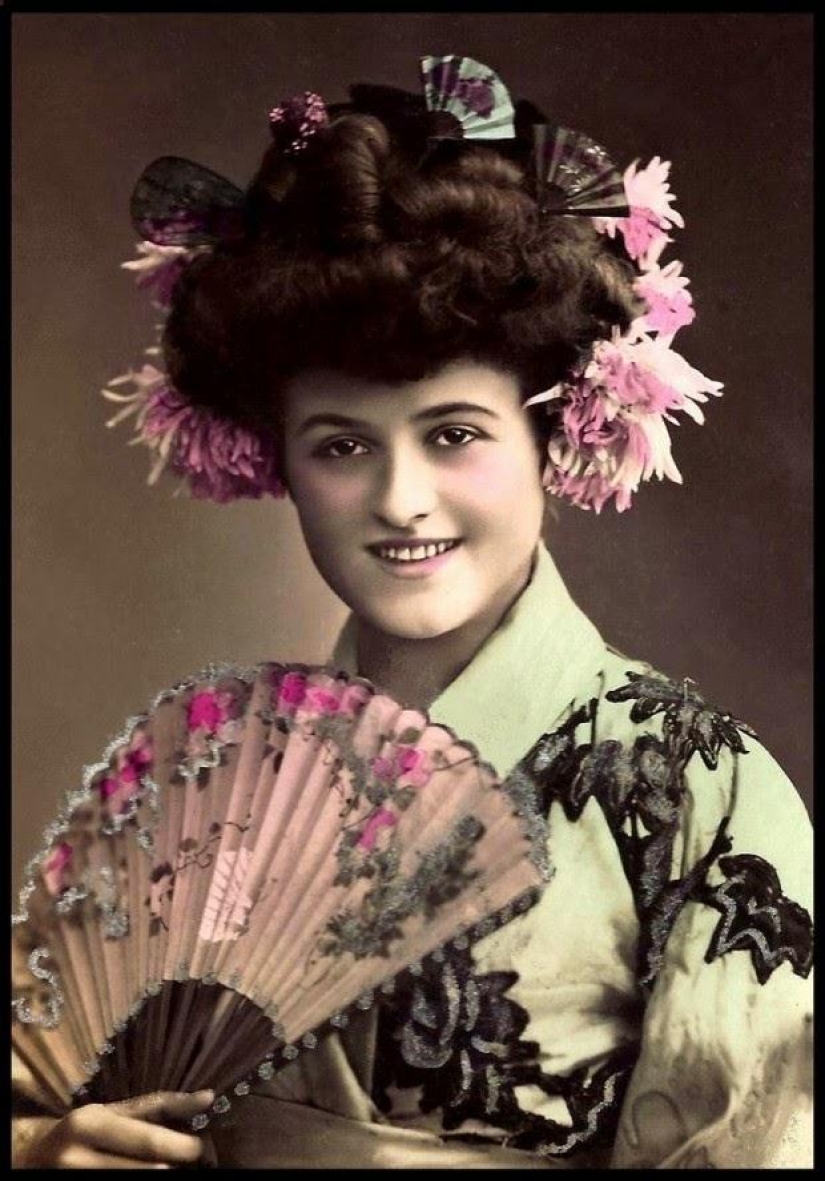 Geisha extranjera a principios del siglo XX en Japón Geisha extranjera a principios del siglo XX en Japón