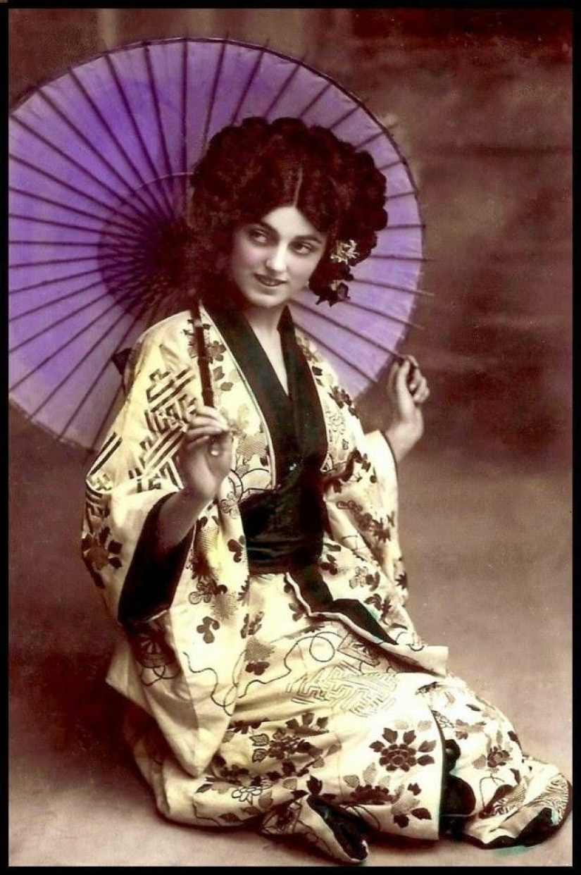 Geisha extranjera a principios del siglo XX en Japón Geisha extranjera a principios del siglo XX en Japón