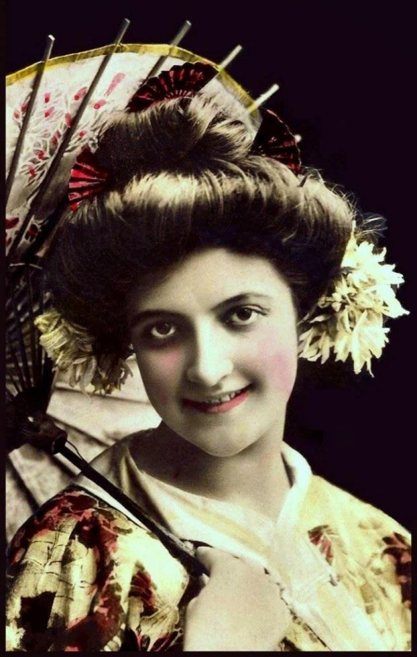 Geisha extranjera a principios del siglo XX en Japón Geisha extranjera a principios del siglo XX en Japón