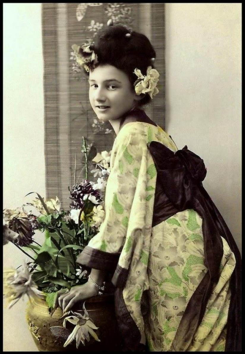 Geisha extranjera a principios del siglo XX en Japón Geisha extranjera a principios del siglo XX en Japón