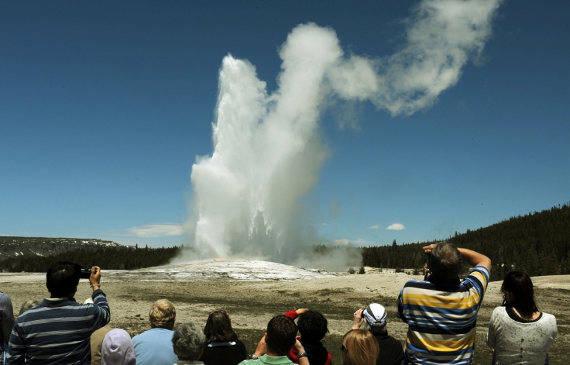 Geysers, bison, and other sights of Yellowstone